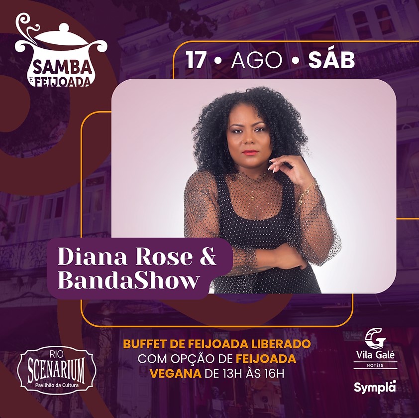 Samba & Feijoada Com Diana Rose & Bandashow no Rio Scenarium